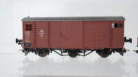 Bemo H0e Konvolut gedeckte Güterwagen Niederbordwagen DB