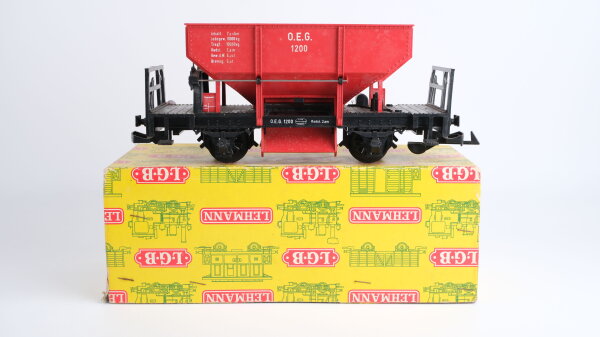 LGB G 4041 Schüttgutwagen rot "O.E.G. 1200" (in EVP)
