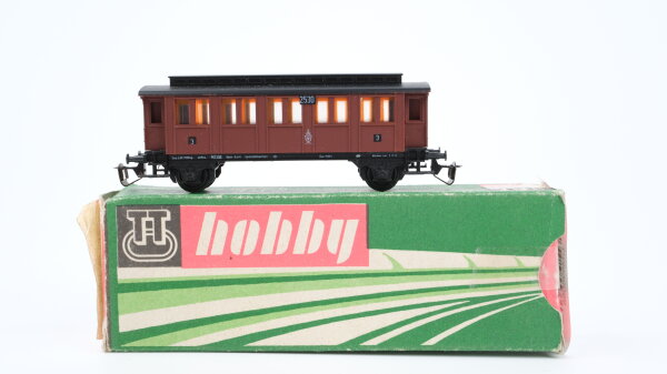 Berliner TT Bahnen TT 3123 Personenwagen 3.Kl. braun KPEV