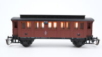 Berliner TT Bahnen TT 3123 Personenwagen 3.Kl. braun KPEV