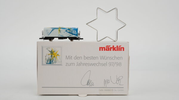 Märklin Z 80407 Güterwagen Ichqrs 377 (Stern - Mit den besten Wünschen zum Jahreswechsel 97/98)