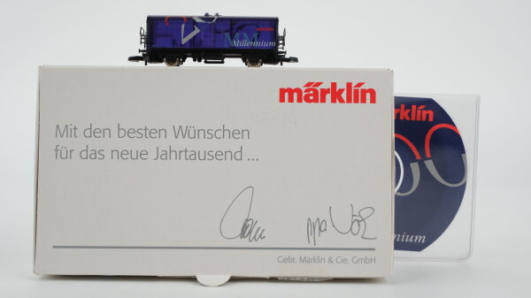 Märklin Z 80409 Güterwagen Ichqrs 377 (Millennium 2000 - Mit den besten wünschen für das neue Jahrtausend...)