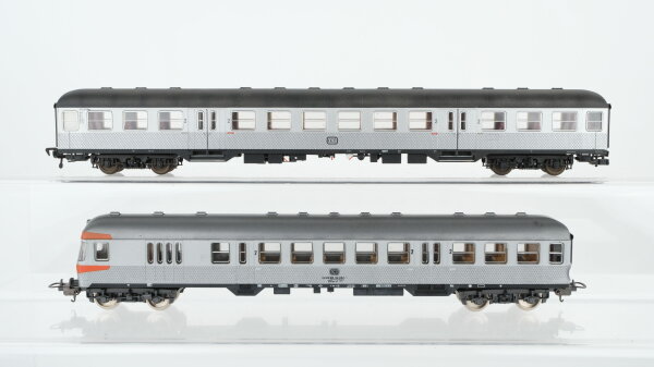 Lima H0 Konvolut "Silberlinge" Personenwagen 2.Kl. Steuerwagen 2.Kl. mit Stückgutabteil DB (Fehlteil)