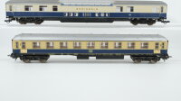 Lima H0 Konvolut "Rheingold" Panoramawagen Speisewagen Abteilwagen 1.Kl. beige/blau DB