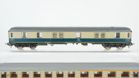 Lima H0 Konvolut Abteilwagen 1./2.Kl. Personenwagen mit Stückgutabteil 2.Kl. Packwagen beige/oceanblau DB