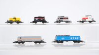 Märklin Z Konvolut Kesselwagen "Aral Esso Shell...