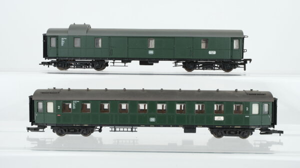 Lima H0 Konvolut Abteilwagen "Hechte" 2.Kl. grün Packwagen DB (kleinere Umbauten)