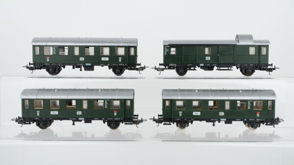 Lima H0 Konvolut Umbauwagen 1.Kl. 2.Kl. Packwagen grün DB