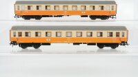 Schicht H0 Konvolut Abteilwagen 1.Kl. 2.Kl beige/orange DR