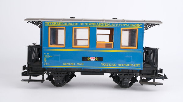 LGB G 3013 Speisewagen blau "Steyrtalbahn" ÖBB