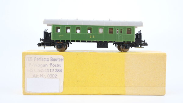 Perfecta Bautzen N HSL5454512384 Personen/Packabteilwagen Donnerbüchse DR