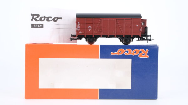 Roco H0 56121 Güterwagen gedeckt mit Bremserhaus DB