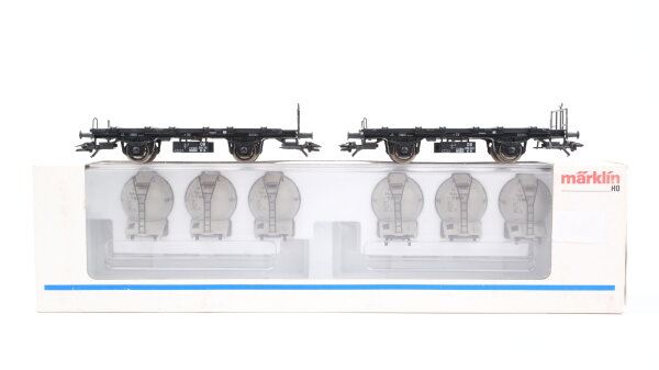 Märklin H0 48942 Behälter-Tragewagen-Satz (Von Haus zu Haus) BT 10 der DB