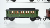 BTTB TT Konvolut Donnerbüchsen Umbauwagen 2./3. Kl. K.P.E.V.