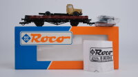 Roco H0 46480 Rungenwagen mit LKW DB