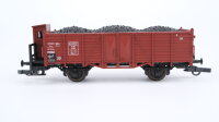 Roco H0 46278 Hochbordwagen mit Bremserhaus und Kohleladung DB