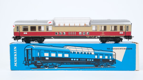 Märklin H0 4090 Reisezugwagen (TEE-Aussichtswagen 1.Kl beige-rot) ADüm 101 der DB