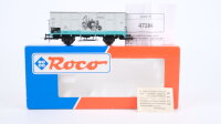 Roco H0 47284 Gedeckter Güterwagen (MAN Ackerdiesel) DB