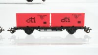 BTTB TT Konvolut Containertragwagen teilbeladen "cti" FS
