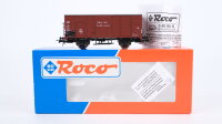 Roco H0 47278 Gedeckter Güterwagen (Achtung Glas) DB