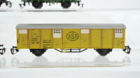 BTTB TT Konvolut gedeckte Güterwagen "Bananen ASG" Niederbordwagen SJ u.a.