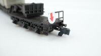 Rokal TT Konvolut Autotransportwagen beladen Tiefladewagen mitTrafo DB (Abbruch)