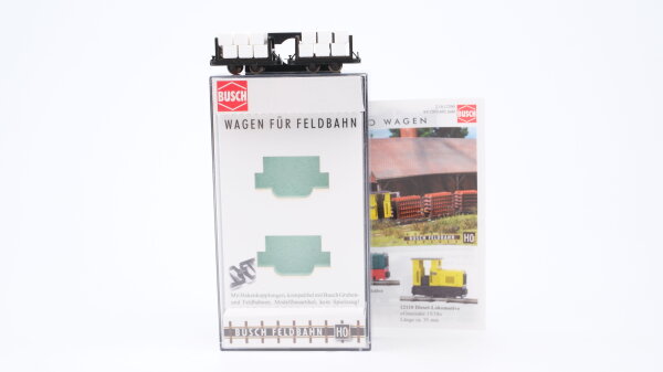 Busch H0f 12212 2 Wagen mit Zelluloseballen