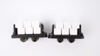 Busch H0f 12212 2 Wagen mit Zelluloseballen