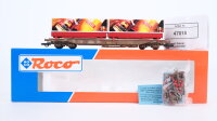 Roco H0 47014 Taschenwagen mit 2 Containern (Ceres Strong...