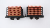 Busch H0f 12203 2 Ziegeltransportwagen