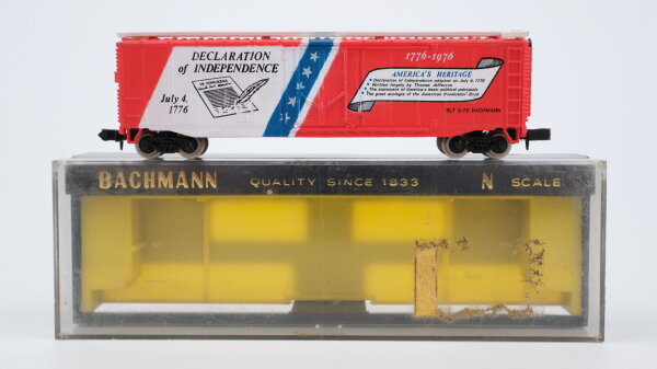 Bachmann N 5201 51 Bicentennial Box Car Declaration of Independence
