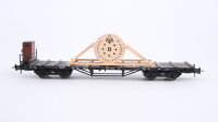 Roco H0 47194 Rungenwagen mit Holzkabeltrommel DR