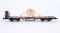 Roco H0 47194 Rungenwagen mit Holzkabeltrommel DR