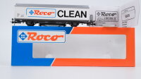 Roco H0 46400 Schienenreinigungswagen (Roco Clean, Wagenkasten in Weiß, neutral) SBB/CFF