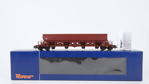 Roco H0 66370 Seitenentladewagen mit Schwenkdach (084 4 981-1, Tadgs) DB