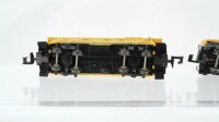 Minitrix N Konvolut US Caboose "A.T.&S.F. U.P.P.R." offener Güterwagen "U.P.R.R:" Selbstentladewagen "Cargíll"