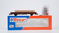 Roco H0 46306.A Rungenwagen mit Holzbeladung DB