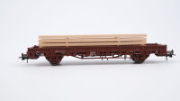 Roco H0 46306.A Rungenwagen mit Holzbeladung DB
