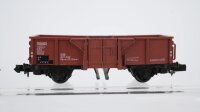 Arnold N Konvolut Mittenselbstentladewagen Schiebedachwagen Rungenwagen mit Holz DB