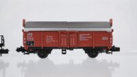 Arnold N Konvolut Mittenselbstentladewagen Schiebedachwagen Rungenwagen mit Holz DB