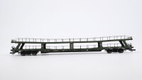 Roco H0 46465 Autotransportwagen (grün) ohne Fahrzeuge DB
