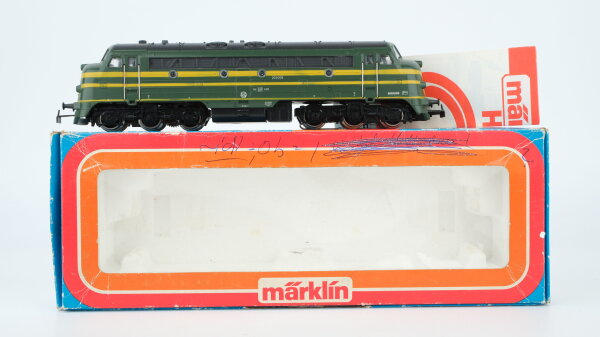 Märklin H0 3066 Diesellokomotive Serie 204 SNCB Wechselstrom (vermutlich verharzt)