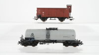 Roco u.a. H0 Konvolut Kesselwagen "VTG" gedeckter Güterwagen DB KPEV