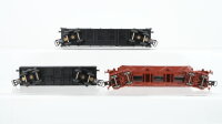 Jouef H0 Konvolut Selbstentladewagen "SGMF" Autotransportwagen Niederbordwagen SNCF u.a. (Abbrüche)