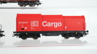 Märklin H0 Konvolut Kesselwagen "Shell" Teleskophaubenwagen Hochbordwagen DB