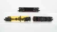 Märklin H0 Konvolut Kesselwagen "Shell" Teleskophaubenwagen Hochbordwagen DB