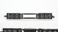 Märklin H0 Konvolut Tiefladewagen teilbeladen mit Trafo "AEG" Langholzwagen DB u.a. (Abbrüche)