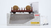 Piko H0 72049 Rungenwagen Rmms33 beladen mit Kabelrollen DB