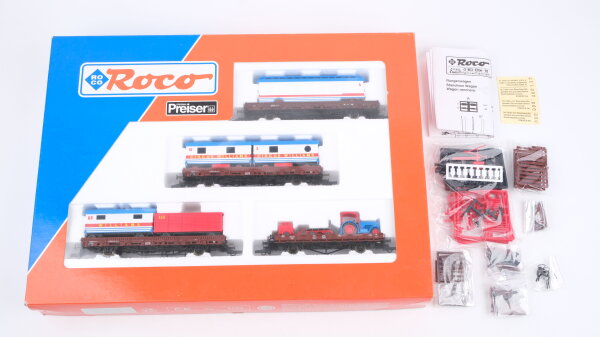 Roco H0 44130 Güterwagen-Set Preiser 4-tlg. Circus Williams DB