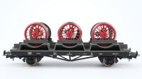 Liliput H0 L221511 Plattformwagen mit Radsätzen DB
